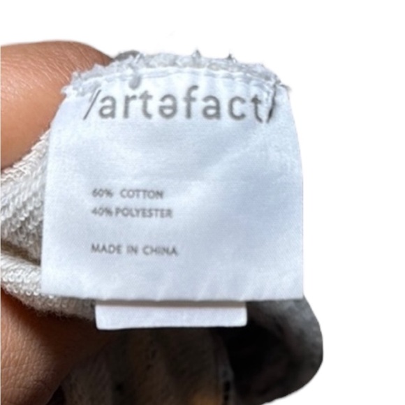 Artefact Men’s Long Sleeve Crewneck Sweater in Grey Size Large - Picture 2 of 7